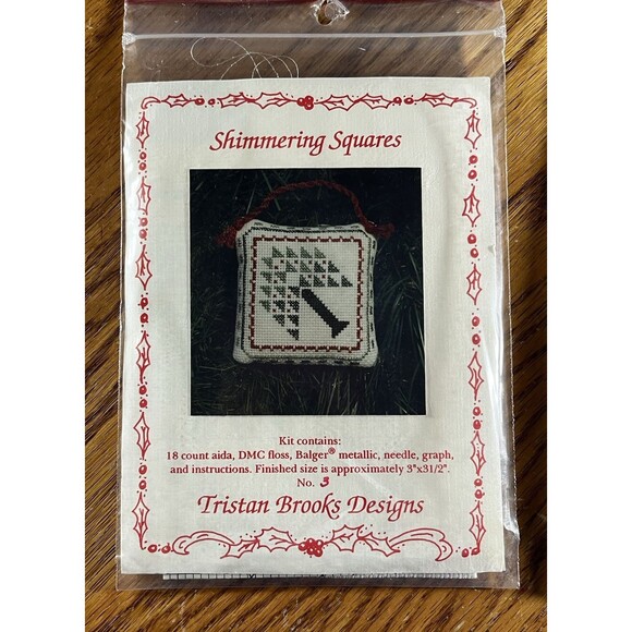 Tristan & Wilmaur Tree Pillow and Xmas Elves Ornaments Counted Cross Stitch Kits - Picture 3 of 4